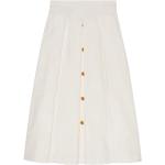 Knälånga Vita Plisserade kjolar från Gucci i Bomull för Damer 