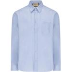 Formella Ljusblåa Kostymskjortor från Gucci i Spets för Herrar 
