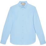 Casual Ljusblåa Långärmade Långärmade skjortor från Gucci i Bomull för Herrar 