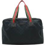 Vintage Hållbara Svarta Weekendbags från Gucci på rea i Canvas för Damer 