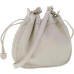 Vintage Hållbara Vita Handväskor i skinn från Gucci i Läder för Damer 