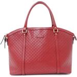 Vintage Hållbara Röda Handväskor i skinn från Gucci på rea i Läder för Flickor 