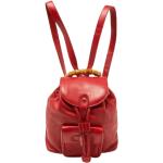 Vintage Hållbara Röda Ryggsäckar från Gucci för Damer 