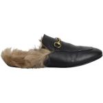 Hållbara Svarta Slip in-sandaler från Gucci på rea i Mjukt läder för Damer 