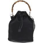 Vintage Hållbara Svarta Bucket bags från Gucci på rea i Syntet för Damer 
