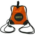 Vintage Hållbara Orange Ryggsäckar från Gucci på rea i Syntet för Pojkar 