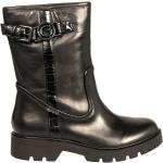 Ekologiska Svarta Ankle-boots från Guess på rea med Slip-on i Läder för Damer 