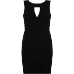 Korta Svarta Ärmlösa Korta klänningar från Guess på rea med Rund ringning för Damer 