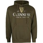Guinness herr harpa hoodie hoodie, Mörk oliv, XL