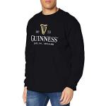 Guinness Herr harpa långärmad topp T-shirt, Svart, XL