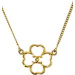 Hållbara Fyrklöver halsband med polerad finish från Chanel i Guldplätering för Damer 