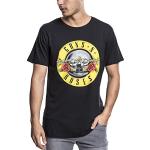 Guns n Roses T-shirt för män, klassisk logotyp, färg svart, rund hals, storlek S