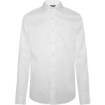 Formella Vita Långärmade Långärmade skjortor från Hackett på rea i Storlek 3 XL i Bomull för Herrar 