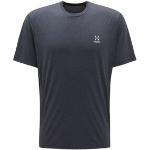 Svarta Tränings t-shirts från Haglöfs Ridge i Storlek L för Herrar 