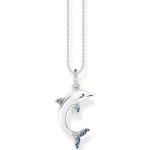 Mörkblåa Delfin halsband från Thomas Sabo i Silver 