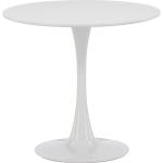 Vita Runda matbord från Skånska Möbelhuset med diameter 80cm 