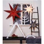 Vita Julstjärnor hängande från Star Trading E14 i Papper 