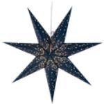 Blåa Julstjärnor hängande E14 i Papper 