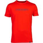 Röda Kortärmade Tränings t-shirts på rea i Storlek M i Polyester för Herrar 