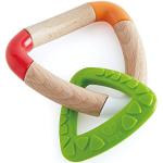 Hape E0018 Double Triangle Baby Teether - BPA- Silicone