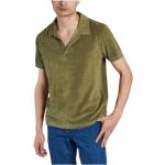 Harmony Terry Cloth Polo Shirt Green, Herr