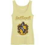 Gula Harry Potter Hufflepuff T-shirts i Storlek M för Damer 