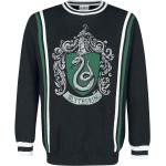 Flerfärgade Långärmade Harry Potter Slytherin Stickade tröjor i Storlek L i Akryl för Herrar 