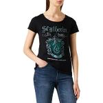 Svarta Harry Potter Slytherin T-shirts i Storlek L för Damer 