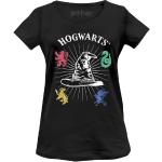 Svarta Harry Potter Hogwarts T-shirts i Storlek XL för Damer 