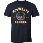 Marinblåa Harry Potter Hogwarts Tränings t-shirts i Storlek XXL för Herrar 