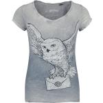 Harry Potter T-shirt - Hedwig - S - för Dam - grå