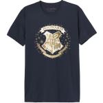 Marinblåa Harry Potter Hogwarts T-shirts stora storlekar i Storlek 3 XL för Herrar 
