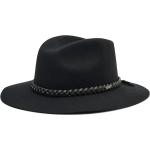Western Svarta Fedora hattar från Brixton på rea i Storlek M för Damer 