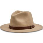 Sandfärgade Fedora hattar från Brixton på rea i Storlek XS för Damer 