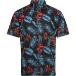 Mörkblåa Kortärmade Hawaiiskjortor från Superdry på rea 