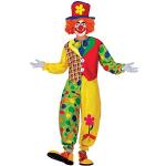 Flerfärgade Clown-dräkter i Storlek M för Herrar 