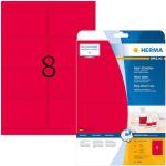 Herma Etikett 99,1x67,7mm Neon röd