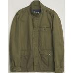 Herno Washed Cotton/Linen Field Jacket Military