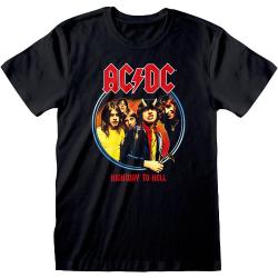 Heroes Official Ac/dc Highway To Hell Short Sleeve T-shirt Röd S Man