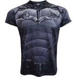 Gråa Kortärmade Batman T-shirts stora storlekar på rea i Storlek XXL i Bomull för Herrar 