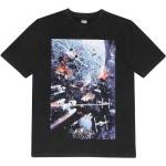 Svarta Kortärmade Star Wars Kortärmade T-shirts på rea i Storlek L i Bomull för Herrar 