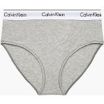 Sportiga Gråa Bikinitrosor från Calvin Klein med hög midja i Storlek M i Modal för Damer 