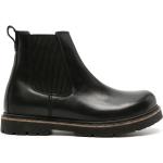 Svarta Chelsea-boots från Birkenstock i storlek 42 med Slip-on med rundad tå i Kalvskinn för Herrar 