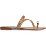 Guldiga Slip in-sandaler med glitter från GIUSEPPE ZANOTTI i storlek 35 med Slip-on i Läder för Damer 