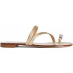 Guldiga Slip in-sandaler från GIUSEPPE ZANOTTI i storlek 35 med Slip-on i Läder för Damer 