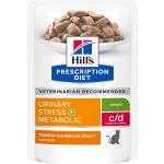 Hill's Prescription Diet c/d Multicare Stress + Metabolic Chicken - Ekonomipack: 48 x 85 g