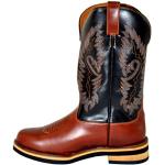 Bruna Cowboy-boots från HKM i storlek 45 i Läder för Herrar 