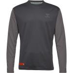 Marinblåa Långärmade Amerikansk fotboll tröjor från Hummel Sport i Storlek L i Jerseytyg 