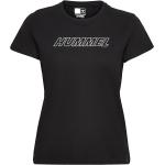 Svarta Kortärmade Tränings t-shirts från Hummel Sport i Storlek XS 