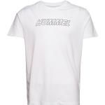 Vita Kortärmade Tränings t-shirts från Hummel Sport i Storlek S 